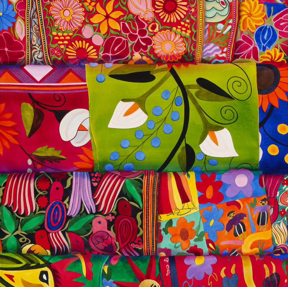 Painting - Tropical Garden Samples