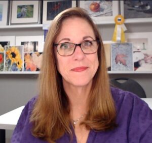 Photo of Shelley Prior, Canadian watercolour artist